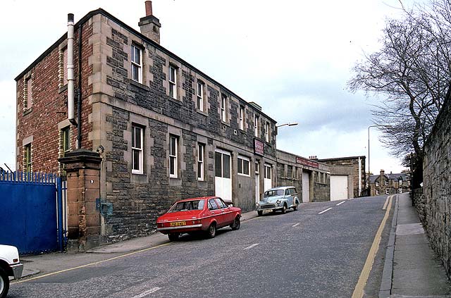 Gray's buildings at the end of Glenogle Road, Canonmills