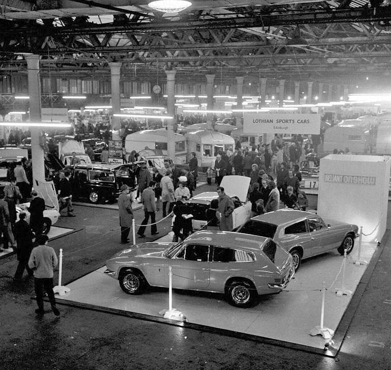 East of Scotland Motor Show at Waverley Market, 1972