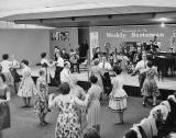 Dancing at 'This Scotland Exhibition' at Waverley Marketm, 1959