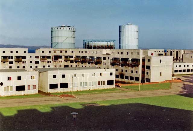 West Granton Row and the Gas Holders at Granton Gas Works