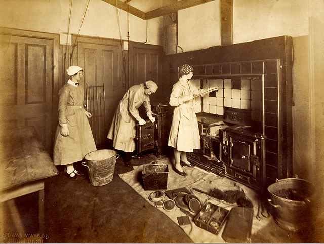 Photograph by A Swan Watson, possibly showing domestic service in connection with Jo Noon's great-grandmother or great-grandfather