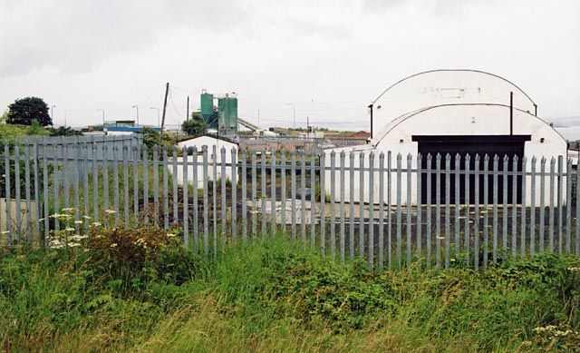 Edinburgh Waterfront  -  White Huts and Cement Works  -  19 July 2002