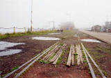 Edinburgh Waterfront  -  Central Pier at Granton Harbour on a misty afternoon  -  4 August 2002