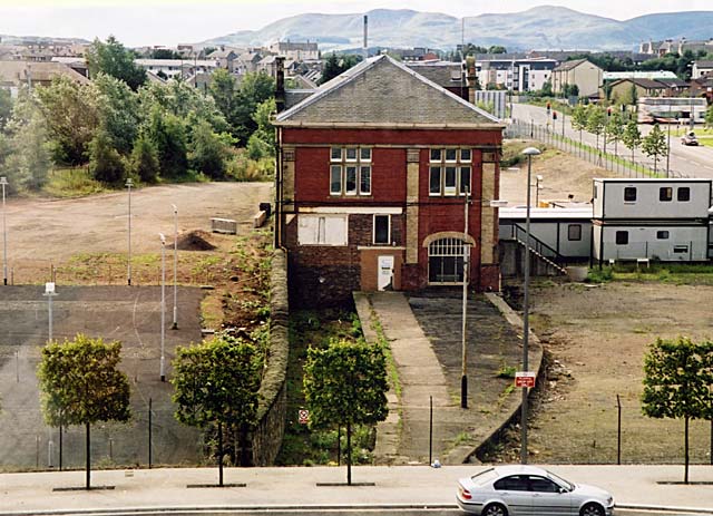 Granton Gas Works station - now no longer in use - as seen from the top floor of the Scottish Gas Offices on the Edinburgh Waterfront site.