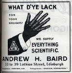 A H Baird Advert  -  May 1913