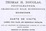Advet in the Edinburgh & Lieth Post Office Directories  -  1868-1870  -Thomas H Douglas