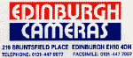 Edinburgh Cameras  -  Logo and contact details