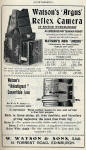 W Watson & Sons Advert  -  January 1910