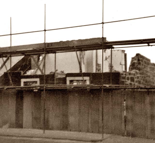 Gorgie Cottages being demolished  -  1974