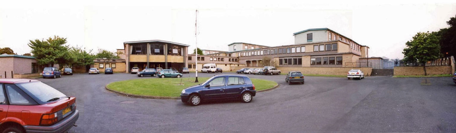 Panoramic Photo of Gracemount High School Entrance