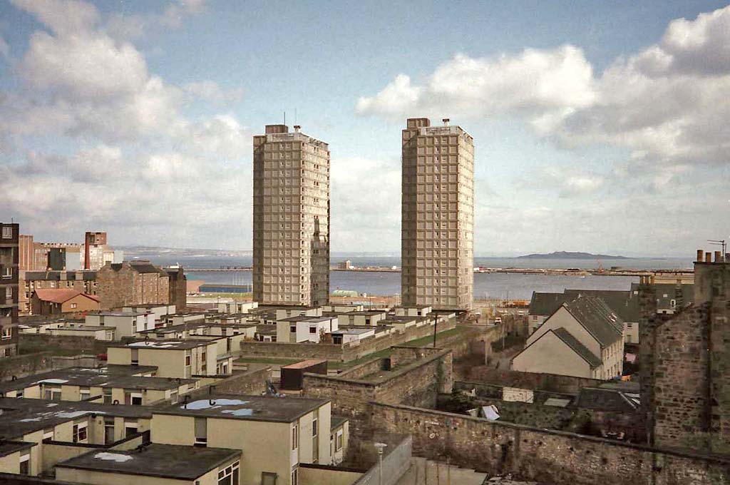 Cairngorm House and Grampian House under construction, 1962