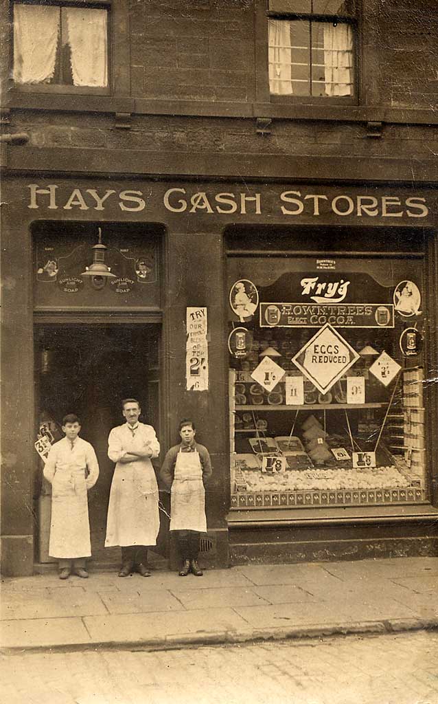 Hay's Cash Stores, opposite John Knox House, High Street, Edinburgh