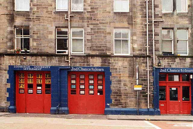 London Road Fire Station  -  converted for use by Edinburgh University Settlement