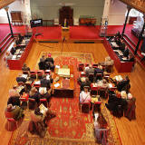 Lyon & Turnbull Auction Rooms, Broughton Place Church  -  Auction Day