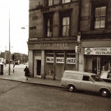 Millers Wireless shop at the corner of Brunswick Street and Elm Row
