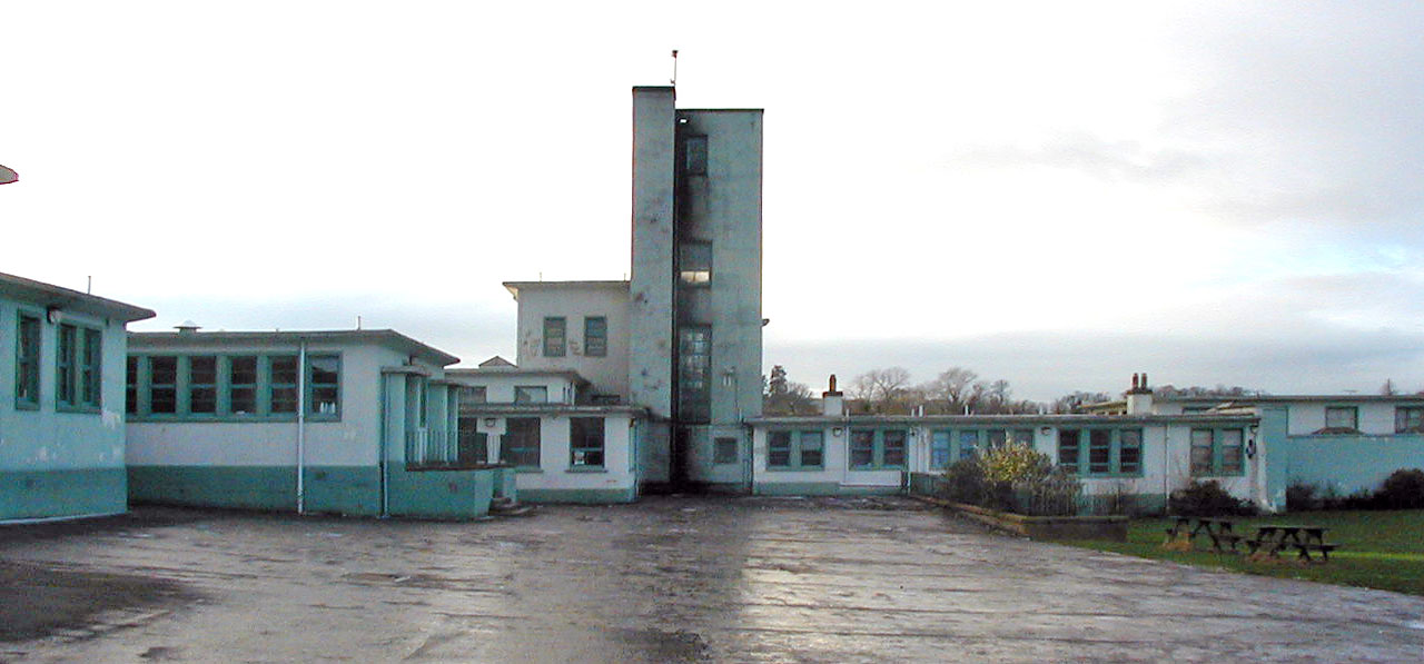 Moredun School  -  shortly before its demolition