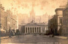 Photograph by James Valentine of the Royal Scottish Academy from Hanover Street