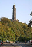 The Nelson Monument on Calton Hill.  The time ball being raised at 12.55pm