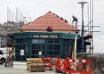 The Old Chain Pier with new roof following a fire  - view from the east, July 2004