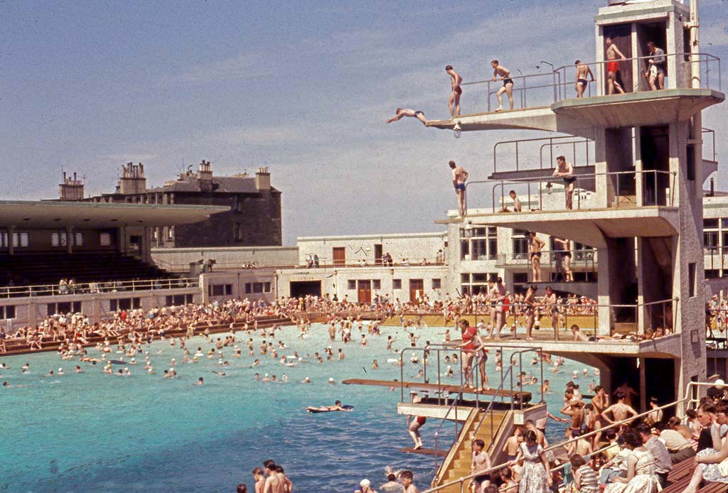 Portobello Outdoor Bathing Pool  -  Diving, 1957-58