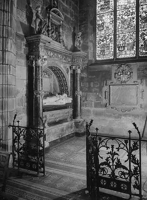 Photograph by Norward Inglis in the 1950s  -  St Giles Church, High Street, Edinburgh - interior