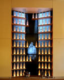 Scotch Whisky Experience, Castlehill, Edinburgh  -  Bottles and Screen in the Shop
