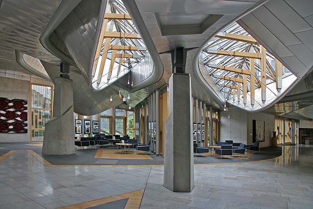 The Scottish Parliament Building  -  June 2006