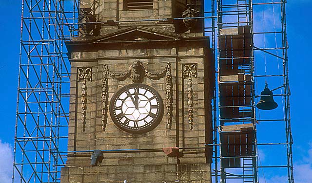 St Andrew's & St George's Church  -   September 2003  -  Removing the Bells