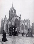 St Giles Cathedral  -  photographed in 1885, possibly  by JCH Balmain