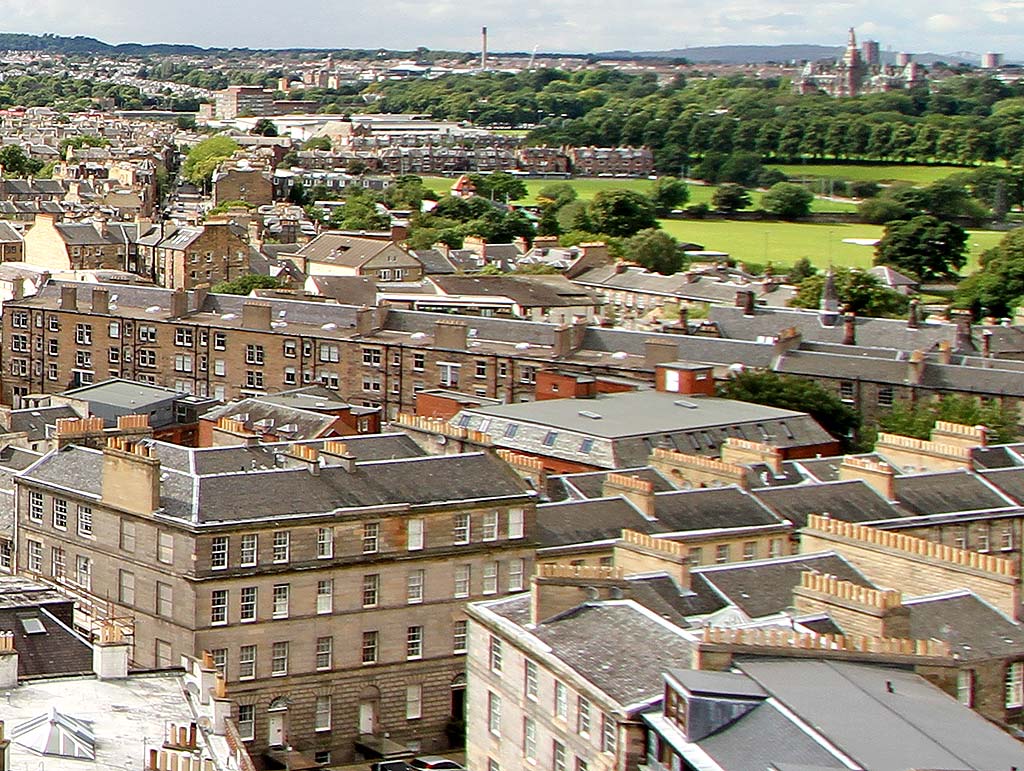 View from the roof of St Stephen's Church Tower, looking to the NW - 2010