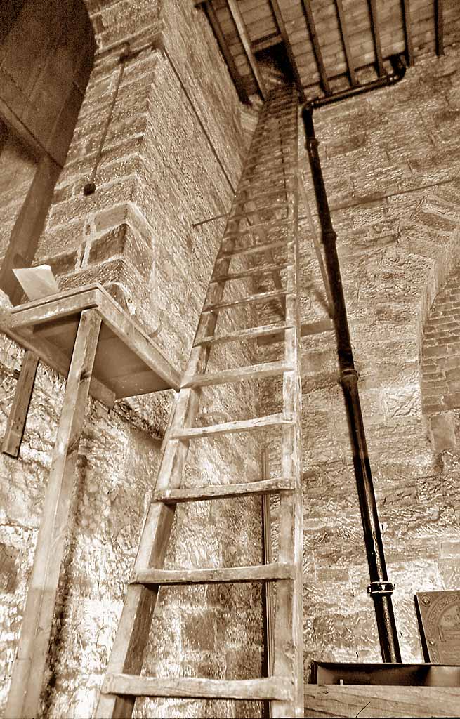 Ladder at Tolbooth St John's Church  - 1993