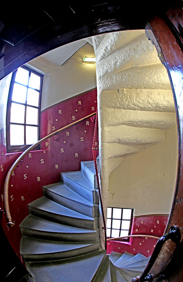 The Writers' Museum, Lady Stair's Close, Lawnmarket, Edinburgh  -  Spiral Staircase