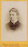 Carte de visite of a Lady with Necklaces  -  by Brown, Barnes & Bell