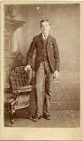 Carte de visite by Adam Diston  -  1882-1883  -  A Young Man