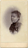 Carte de visite by Adam Diston  -  1884 or later  -  A Lady