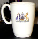 Coronation Mug, 1953  -  The back of the mug
