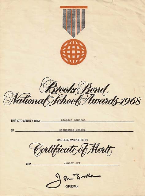 Edinburgh Corporation Education Department Swimming Certificate, awarded to Alan Fentiman, 1966-67