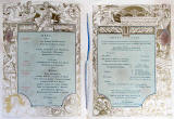 Opening of the Foth Bridge, 1890  -   Official Dinner Menu + Toast List
