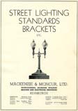 MacKenzie & Moncur Catalogue - Street Lighting Standards, Brackets, etc. - 1937, Page 1