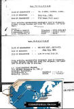 MS Gullfoss  -  Sailing Instructions and Luggage Label, 1967