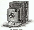 Equipment from the 1890s  -  Folding Kodet Camera