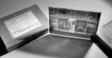 Glass Plate  -  half plate size  -  and boxes