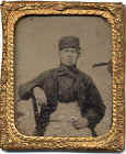 Tintype Photo of man  -  framed