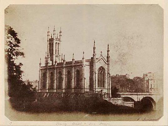 Photograph from Edinburgh Calotype Album  -  Volume 2, Page 11  -  Holy Trinity Church, Dean Bridge