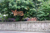 Photos taken in Edinburgh on the two days leading up to the Scottish Referendum Vote on 18 September 2014  - Wooden 'Yes' sign in a tree at Newington
