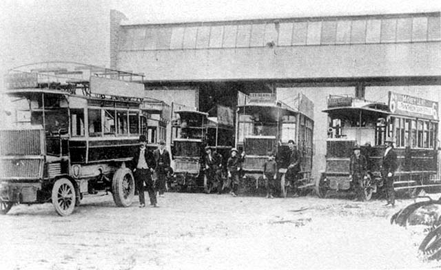 A Stirling bus,  built at the former Madelvic Car Factory, Granton, 1902-05, and delivered to Orkney