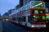 Lothian Buses  -  Princes Street, heading to the east  -  22 December 2000 at around 4pm