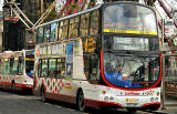 Bus 726 with route branding for Route 44 in Princes Street  -  November 2005