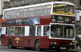 Route 10 bus in Princes Street  -  November 2005