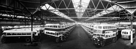 Edinburgh Corporation Transport Bus Depot